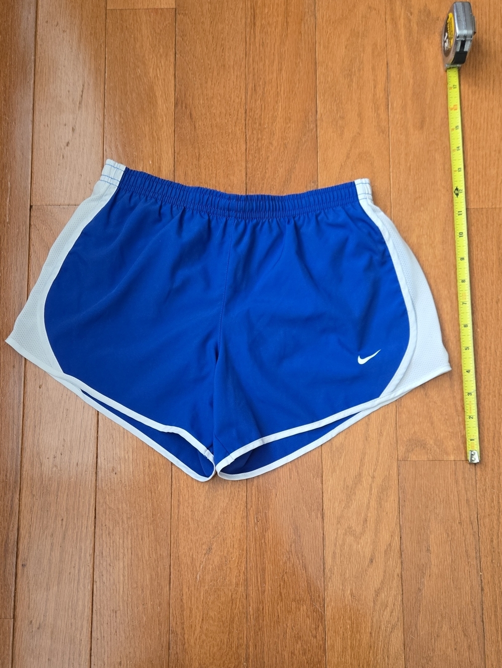 Nike Women's Royal Blue Athletic Shorts with White Trim